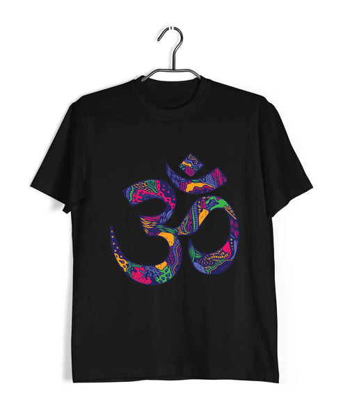 Spirituality Shiva OM COLORFULL Custom Printed Graphic Design T-Shirt for Women